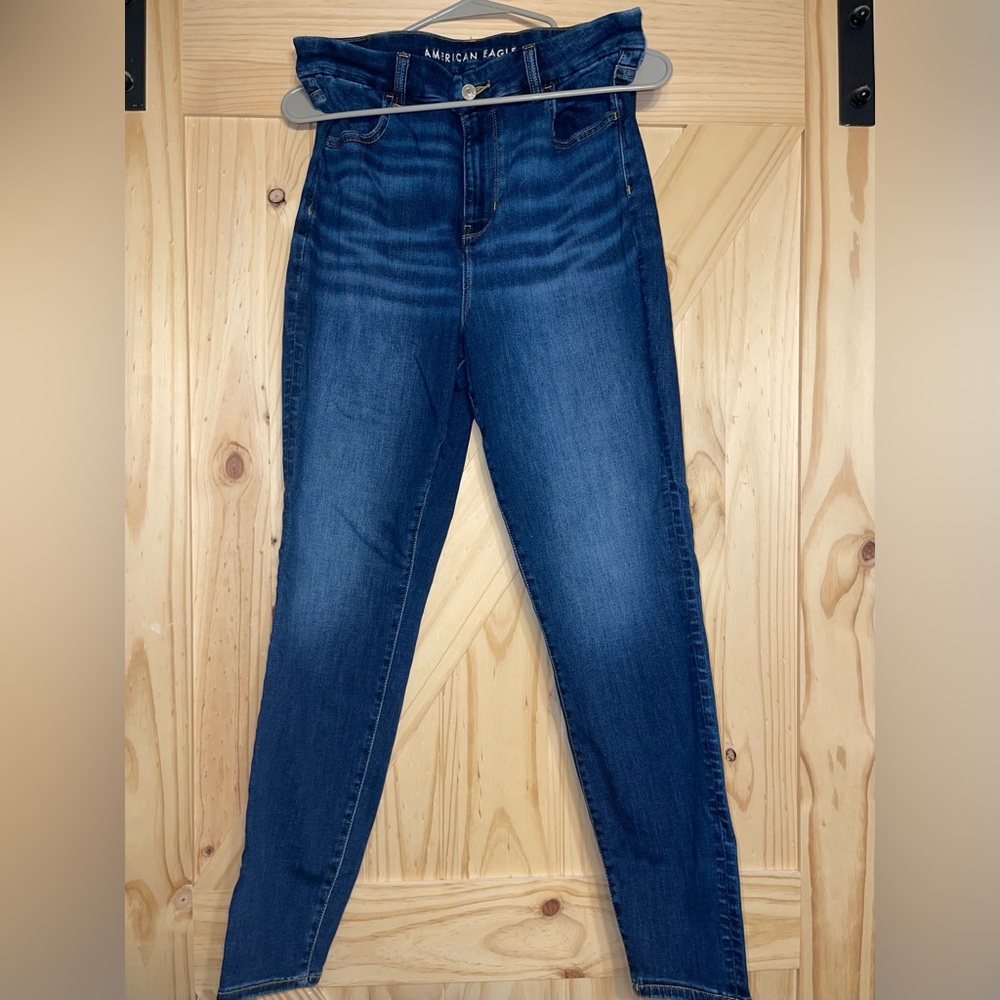American Eagle Outfitters Indigo High Rise Curvy Jeggings